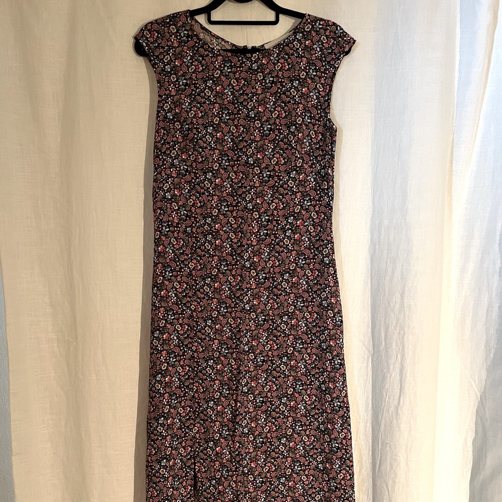 Loft floral midi dress, 6T